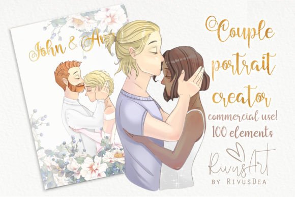 Download Couple Portrait Creator Bundle Download - Creator Collection