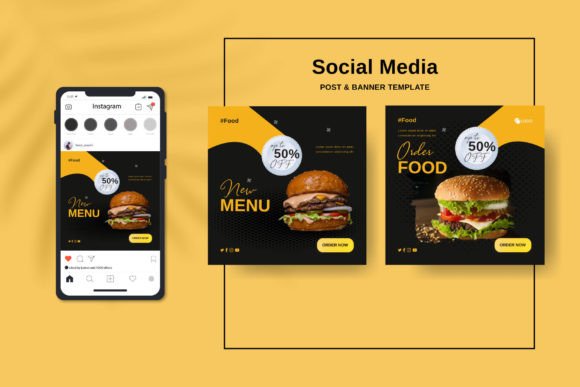 Download Social Media Food Menu - Premium Bundle