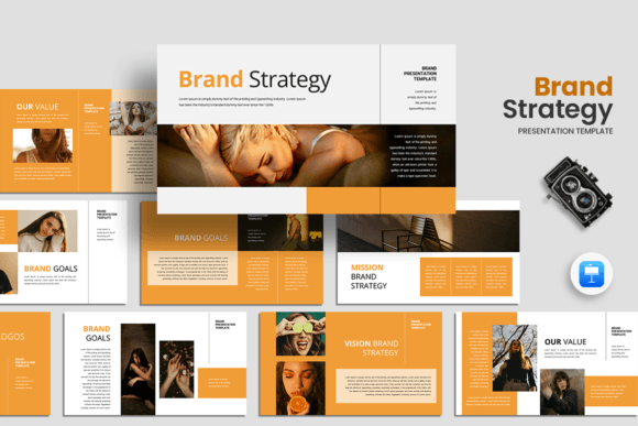 Download Brand Strategy - Keynote Template - Brand strategy Collection