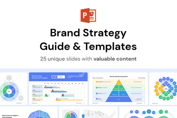 Download Brand Strategy Guide for PowerPoint - Brand strategy Collection