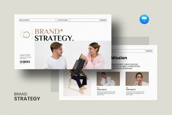 Download Brand Strategy Keynote Template - Brand strategy Collection