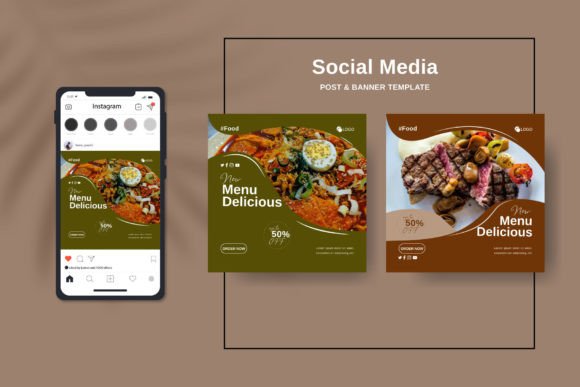 Download Social Media Food Menu - Premium Bundle