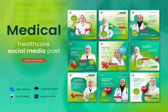 Download Medical Service Social Media Post - Premium Bundle